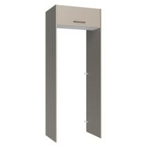 Porta-Geladeira 83 cm 1 Porta Basculante Crema/Branco/Crema Agata Madesa Porta-Geladeira 83 cm 1 Porta Basculante Crema/Branco/Crema Agata Madesa
