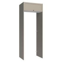 Porta-Geladeira 83 cm 1 Porta Basculante Crema/Branco/Crema Vik Madesa