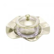 Porta Geleia/Pate Bonbon Champanhe 16x8cm