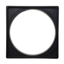 PORTA GRELHA 10x10 ABS PRETO PARA RALO QUADRADO CAIXILHO BOX CAIXA SIFONADA