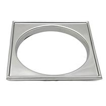 Porta Grelha Base Aço Inox 15x15cm 5500 Cromado Invinox Porta Grelha Base Aço Inox 15x15cm 5500 Cromado Invinox