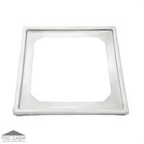 Porta Grelha Caixilho Quadrado 10x10cm Em Inox