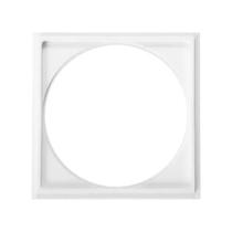 Porta Grelha Com Caixilho 10x10 Quadrada Em Pvc