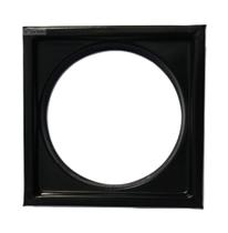 Porta Grelha De Aço Inox Preto 10x10 Caixilho