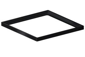 Porta Grelha Elleve Quadrado 100mm Black Matte Linear