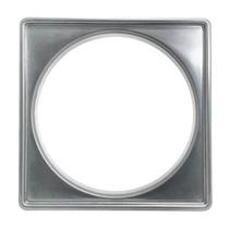 Porta Grelha Inox 10x10cm Quadrado Cromado FLVX HIDRO Porta Grelha Inox 10x10cm Quadrado Cromado FLVX HIDRO