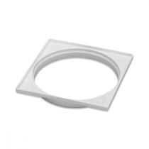 Porta Grelha Krona Quadrada Bca 100 - Kit C/12 PC Porta Grelha Krona Quadrada Bca 100 - Kit C/12 PC