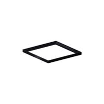 Porta Grelha Linear Elleve Quadrado 4188 15x15 Black Matte Porta Grelha Linear Elleve Quadrado 4188 15x15 Black Matte