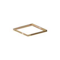 Porta Grelha Linear Elleve Quadrado 4189 15x15 Gold Porta Grelha Linear Elleve Quadrado 4189 15x15 Gold