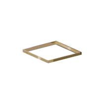 Porta Grelha Linear Elleve Quadrado 4189 15x15 Gold