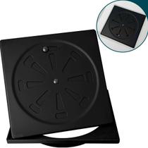 Porta Grelha Preto De Plástico E Ralo Grelha Inox Quadrado 15x15 Kit Banheiro Caixilho Abs Preto Fosco Suporte Ralo Abre Fecha Tampa Caixa Sifonada Porta Grelha Preto De Plástico E Ralo Grelha Inox Quadrado 15x15 Kit Banheiro Caixilho Abs Preto Fosco Suporte Ralo Abre Fecha Tampa Caixa Sifonada