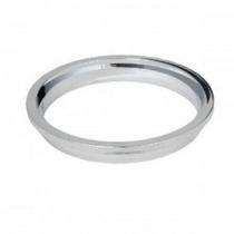 Porta Grelha Pvc Dacunha Cromado Redondo 10cm