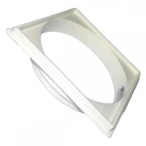 Porta Grelha Pvc Krona Quadrada 15X15 Branca Nr61 Porta Grelha Pvc Krona Quadrada 15X15 Branca Nr61