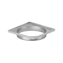 Porta Grelha Quadrado 100mm Prata Porta Grelha Quadrado 100mm Prata