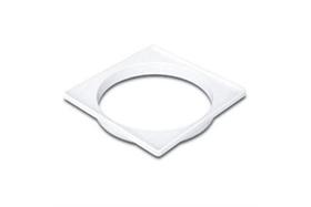 Porta Grelha Quadrado 150mm Branco Porta Grelha Quadrado 150mm Branco