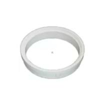 Porta grelha redonda branca dacunha - 150mm Porta grelha redonda branca dacunha - 150mm