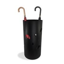 Porta Guarda-Chuva De Metal Preto Geguton 49X23Cm Decorativo