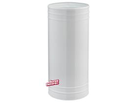 Porta guarda-chuvas branco em aço galvanizado 40 x 17 cm Porta guarda-chuvas branco em aço galvanizado 40 x 17 cm