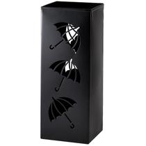 Porta-guarda-chuvas Ollen Metal Square Preto 16,5 cm