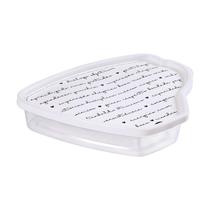Porta Guarda Filtro Café Papel 103 102 Pote Tampa 850ml Organizador Decoração Palavras Coração