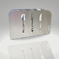 Porta guardanapo - aço inox corte a laser Porta guardanapo - aço inox corte a laser