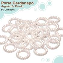 Porta Guardanapo Argola De Pérola Diversos Tamanhos - Nybc