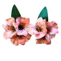 Porta Guardanapo Astromélia Rosa Chá Decoração Mesa 12Un Porta Guardanapo Astromélia Rosa Chá Decoração Mesa 12Un