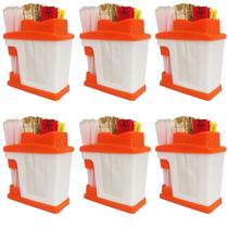 Porta Guardanapo Canudo Sache Triutil Kit 6 Pc Açai Bar