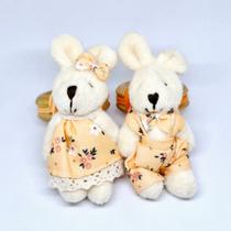 Porta Guardanapo Casal Coelhos Pelúcia