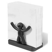Porta Guardanapo Criativo BUDDY Preto UMBRA Design