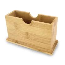 Porta Guardanapo De Bambu Folha Pequena 14cm Porta Guardanapo De Bambu Folha Pequena 14cm