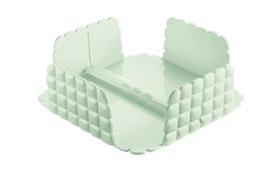 Porta Guardanapo de Mesa BPA Free 20 x 20 x h7,3cm - Tiffany - Verde Malva - Guzzini
