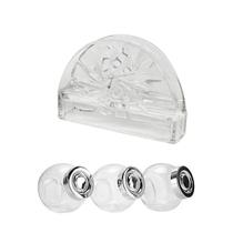 Porta guardanapo de mesa cristal vidro Porta guardanapo de mesa cristal vidro