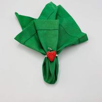 Porta guardanapo de metal Morango