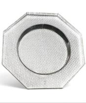 Porta-Guardanapo em Acrílico Transparente Geométrico 6cm