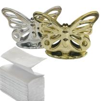 Porta Guardanapo Formato De Borboleta Elegante Para Mesa Porta Guardanapo Formato De Borboleta Elegante Para Mesa