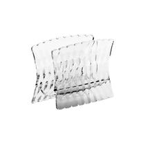 Porta guardanapo guzzini vertical em acrílico vanity aria 15cm clear 134400ar00
