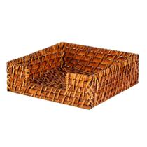 Porta Guardanapo Kenya Natural 18cmx18cm Rattan