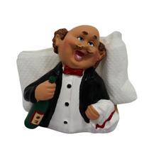 Porta Guardanapo Papel Garçom Cozinheiro Decoração Enfeite de Mesa Cozinha Restaurante Porta Guardanapo Papel Garçom Cozinheiro Decoração Enfeite de Mesa Cozinha Restaurante