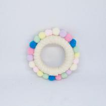 Porta Guardanapo Pompom Candy Colors Porta Guardanapo Pompom Candy Colors