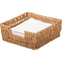 Porta Guardanapo Quadrado Claro Luxuoso Mesa Posta
