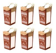 Porta Guardanapo Sache Bar Lanchonete Kit 6pc Café Ou Sabor Porta Guardanapo Sache Bar Lanchonete Kit 6pc Café Ou Sabor