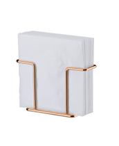 Porta guardanapos aço carbono cor cobre rose gold