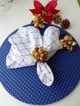 Porta guardanapos de bolas contrapinadas