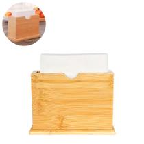 Porta guardanapos de papel suporte bambu organizar bancada mesa posta hotel bar restaurante cozinha