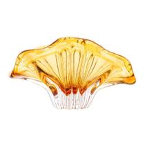 Porta Guardanapos De Vidro Italy Âmbar 20cm x 8Cm Porta Guardanapos De Vidro Italy Âmbar 20cm x 8Cm