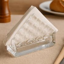 Porta Guardanapos Diamond Vidro Cristal Lyor Porta Guardanapos Diamond Vidro Cristal Lyor