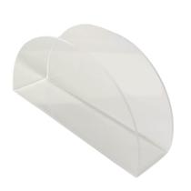 Porta Guardanapos em Acrilico Modelo Meia Lua para Casa Bares Restaurante Suporte Orgaização Mesa Porta Guardanapos em Acrilico Modelo Meia Lua para Casa Bares Restaurante Suporte Orgaização Mesa