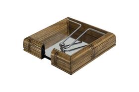 Porta Guardanapos Exclusivo (15x15) Bambu - 9060 - Minha Moldura