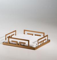 Porta guardanapos Isis - Limoeiro Porta guardanapos Isis - Limoeiro